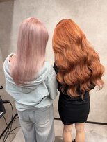 サニー 渋谷(SUNNY)&nbsp;カラフルカラー、ダブルカラー、オレンジ、ピンク