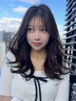 髪質改善サロン hearts. 熊本/縮毛矯正/レイヤーカット/ショートボブ【ハーツ】 ブリーチなし/髪質改善/スモーキーブラウン/ダークブラウン/前髪