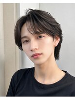 ポーチバイハニー オモテサンドウ(PORCH by HONEY omotesando)&nbsp;ラウンドマッシュフェザーパーマニュアンスパーマセンターパー