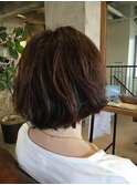 サロンスタイルBOB＋パーマ