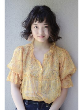 シー.(SHE.) 地毛風ダークグレージュ