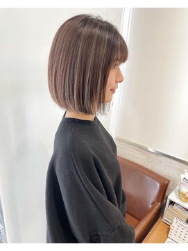 グレープ バイン(GRAPE VINE) お洒落可愛いハイライトボブ【Grape vine 新小岩】