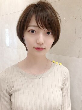 カミノア 銀座店(CAMINOIA) ひし形ショート　ココアブラウン