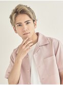 マロンベージュ/Aライン/かきあげ/くすみカラー[新宿駅西口]