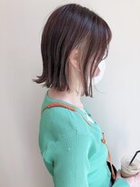 デイリリーバイアメリア 川西店(daylily by Ameria)&nbsp;外ハネロブ×イヤリングカラー→白井　涼貴