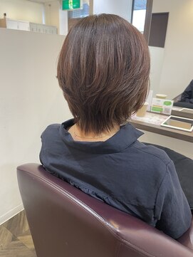 グランドール リュクス(Grandoll Luxe) くびれショート×艶ピンクブラウン