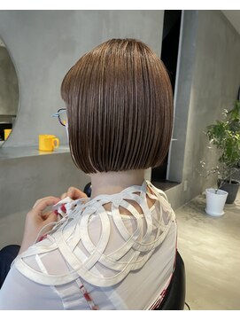 ハウ 心斎橋(how) ミニボブ/ショート/ショートヘア/前下がりボブ/ぱつっとボブ