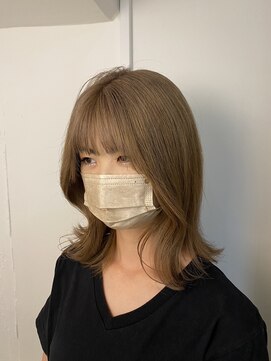 シェノン 表参道(CHAINON) くびれヘア ベージュカラー