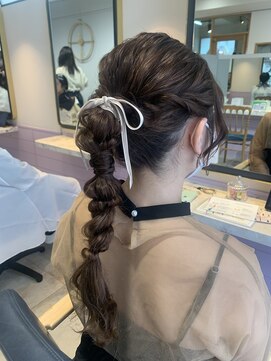 ネオリーブエクラ 上野御徒町店(Neolive eclat) ポニーアレンジ