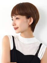 オーバーヘアー バイ ラフィス(over hair by La fith) 【La fith】丸みショート×ナチュラルブラウン