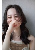 韓国風ふんわりロングレイヤー