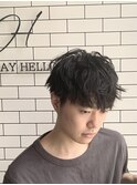 大人マッシュかわいくないメンズパーマ【京都駅】30代40代