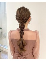 ユーフォリア 青山(Euphoria)&nbsp;褒められる♪編みおろし二次会シニヨンヘアセット【担当yuki】