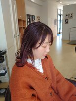 シャンプーボーイ 佐世保駅前店(SHAMPOO BOY)&nbsp;ピンクベージュ　佐世保美容室　シャンプーボーイ佐世保駅前店