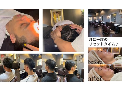 メンズグルーミングスパアンブレラ(MEN’S GROOMING SPA umbrella)の写真