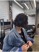 海外風ボブパーマ