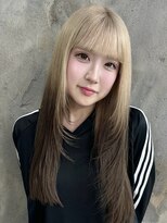 モニカ 栄店(MONIQA)&nbsp;ミルクティー×ブラウン　ルーツカラー