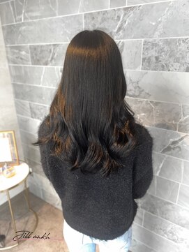 ジル アンク(Jill ankh) 《Jillankh 姫路駅前》ディープグレージュ　暗髪　艶髪カラー