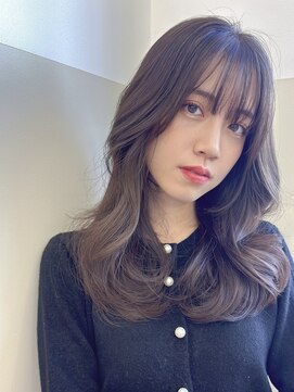 ボヌール 銀座並木通り店(Bonheur) 【銀座/有楽町】stilist高落　韓国スタイルくびれヘアベージュ