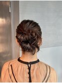 【ボブアレンジ】結婚式/二次会/同窓会/銀座/有楽町/ヘア