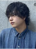 メンズ/キメすぎない束感/ナチュラル/ニュアンスパーマ/マッシュ