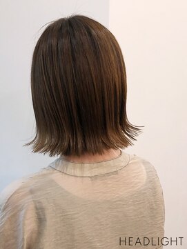 ニューカマー バイ ヘッドライト シブヤ(NEW COMER by HEADLIGHT shibuya) 切りっぱなしボブ