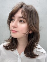 ルアナ(Luana.) 綺麗で可愛い◎韓国くびれヘア◇柔らかいフェイスレイヤーが魅力