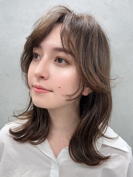 ルアナ(Luana.) 綺麗で可愛い◎韓国くびれヘア◇柔らかいフェイスレイヤーが魅力