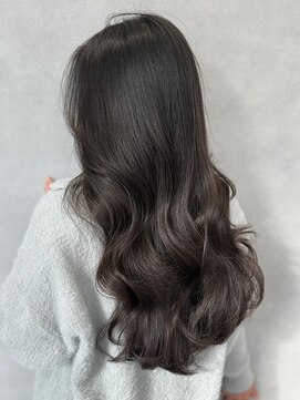 ジエクト カナウ(The Ect canow) 【韓国風巻きレイヤー】くすみベージュ/暗髪/ワンホンヘア