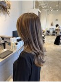 ハイライトカラー×ロングレイヤー美髪