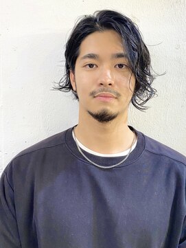 シエン 恵比寿(CIEN) サーフカール/スパイキーショート/ブルーブラック/恵比寿