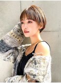 【GEEKS渋谷】耳かけ/マッシュショートボブ/シースルーバング/秋