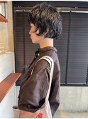 デザインカラー/オリーブベージュ/ウエットヘア【千葉／パーマ】