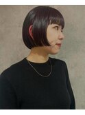 前上がりボブ/ミニボブ