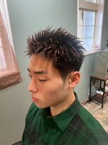 スタンドバーバー 柏(STAND BARBER)&nbsp;MEN’S HAIR/サーフカール/刈り上げセンターパート/<理容室>