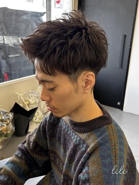 アンドメゾンオム(&Maison. homme) LILI/スパイキーショート/加古川/メンズ/ピンパーマ/ハイトーン