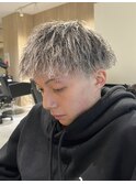 マッシュベース×ツイストスパイラル×ホワイトメッシュ