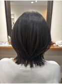 ミディアムレイヤー×グレージュ