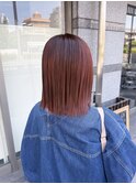 【minim×まは】オレンジブラウン