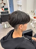 ルースト 心斎橋店(ROOST) MEN’S/リバースセンターパート/ニュアンスパーマ/大阪