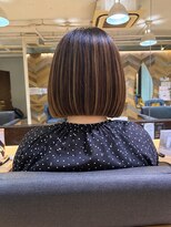 ネオリーブ モカ 川崎チネチッタ店(Neolive mocca) 切りっぱなしボブ