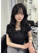 ペヴァ バイ シエンゴールド(PEVA by CIEN gold)&nbsp;レイヤーカット/顔周りカット/前髪カット#浜松駅#カラー