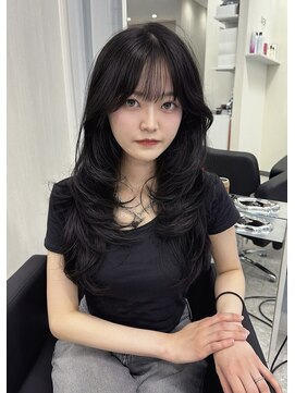 ペヴァ バイ シエンゴールド(PEVA by CIEN gold) レイヤーカット/顔周りカット/前髪カット#浜松駅#カラー