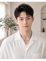 ロア 江坂(LOA) ナチュラルショート/大阪吹田江坂/メンズカット