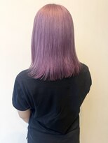 ロックス バイ マグ 松本(rocks BY MAG)&nbsp;ハイトーンブリーチラベンダーピンクベージュミルクティーピンク
