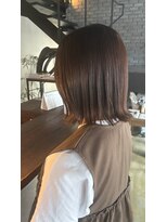 デジール(Desir)&nbsp;オレンジブラウン×外はねボブ