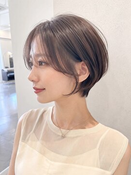 クラン(clan) イメチェンヘアスタイル 、ピンクベージュ、アンブレラカラー