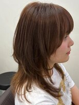 リング(ring)&nbsp;柔らかシルエットのミディアムウルフ