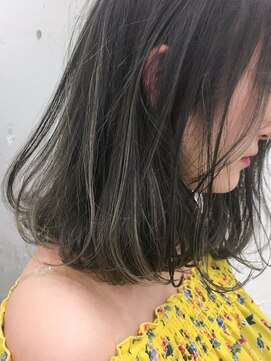 ブルーフェーセス 表参道(blue faces) 『bluefaces』スモーキーグレー&ベビーハイライト