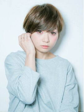 リリアン 青山(relian) 重ためバングショート♪色はアッシュで軽めに♪